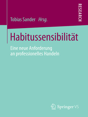 cover image of Habitussensibilität